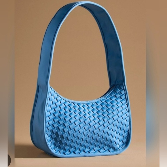 Anthropologie Woven
Neoprene Shoulder Bag BLUE... - Picture 1 of 14
